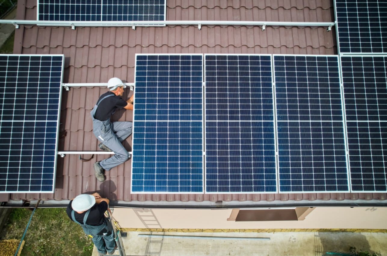 Installing solar panels