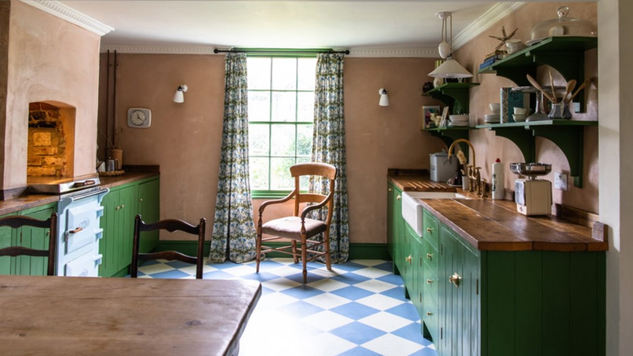 British Standard cupboards are the perfect addition to this rustic kitchen aesthetic