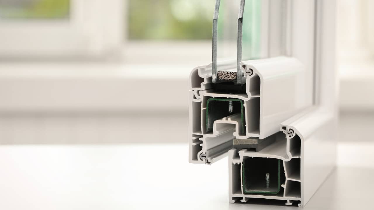 How does double glazing work: double glazing cross section