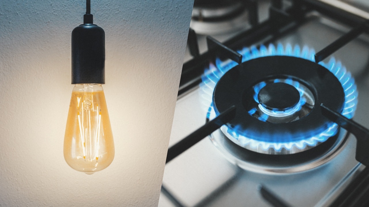 Cost of Living Payments light bulb and gas hob