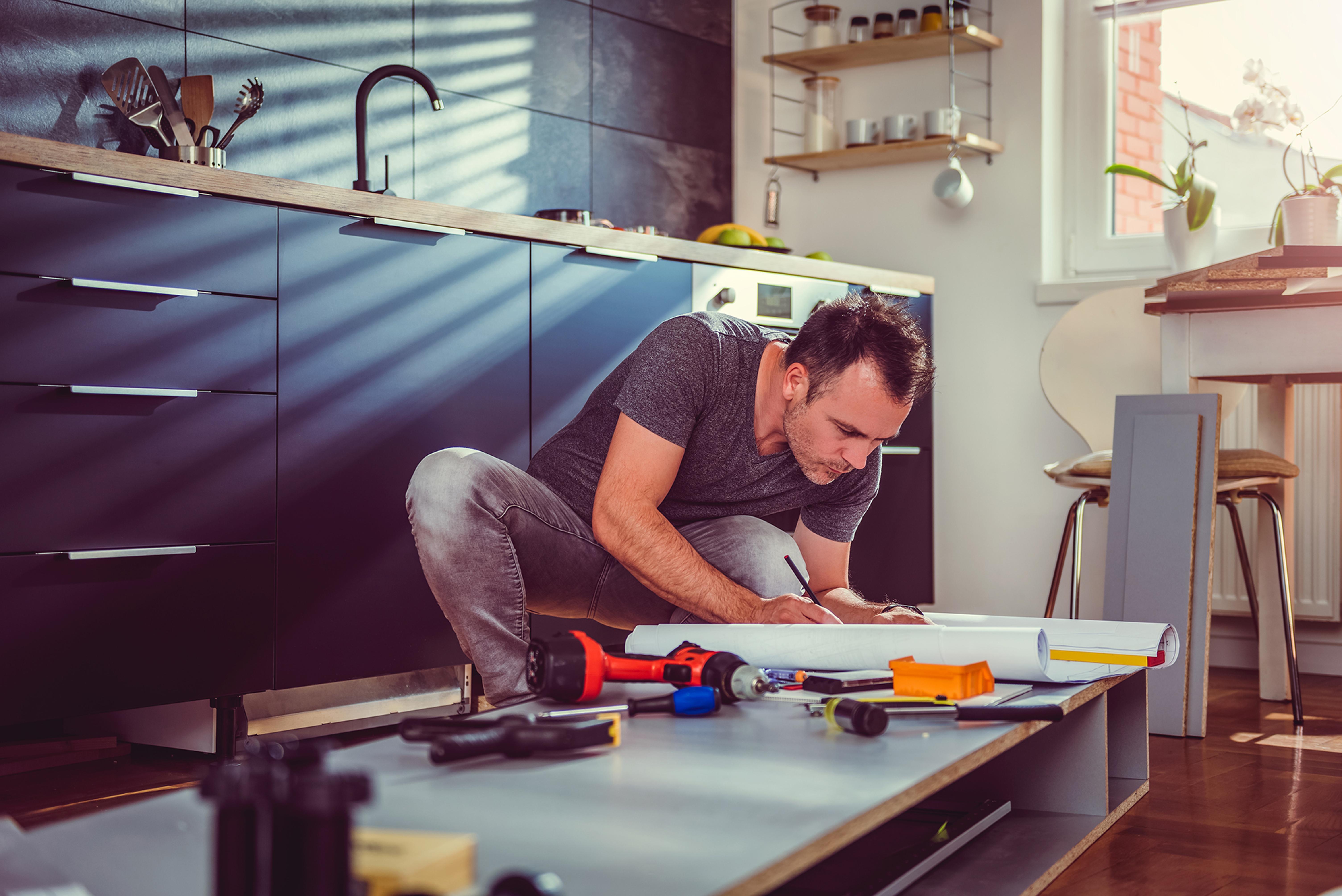 Image of kitchen fitter