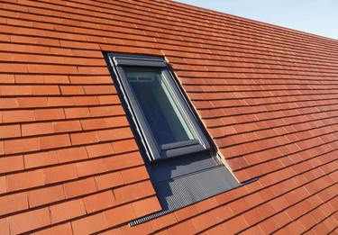 Loft conversion with a simple skylight window