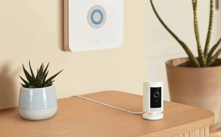 ring sensor set up in a home
