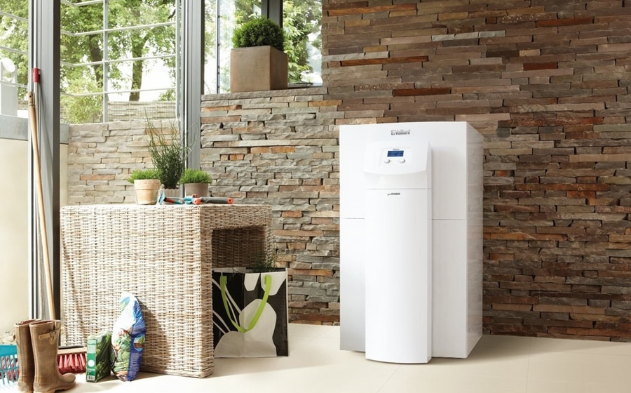 Vaillant geoTHERM installed in a home