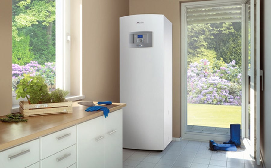 Worcester-Bosch Greenstore LECP installed in a kitched